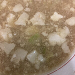 ラーメン二郎 - やや乳化