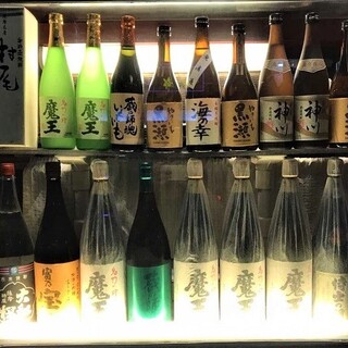 新鮮な海鮮料理には旨いお酒！