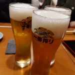 Wa raku - 生ビールで乾杯♪