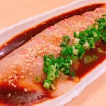 紅甘鲹魚芝麻醬油