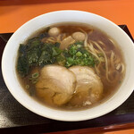 Yamafuku - ◆ 和風醤油ラーメン (平打ち麺・麺大盛り) ¥800-