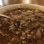 ネパールステーション - キーマカレーのアップ