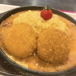 たまごっ亭 - コロッケ2個