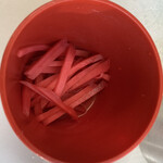 竜里 - セルフ紅しょうが(^^)/