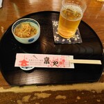 京や - 切り干し大根とビール美味しい