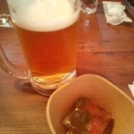 無法松 - ビールと、お通し。にこごりでした〜