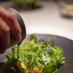 レストラン オオツ - 2022.10 秋野菜のホエーソース