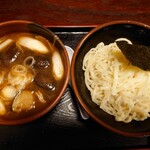 佐野ラ－メン たかの - 揚げナスつけめん