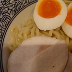 鶏そば 小箱 - 濃厚鶏鰹つけ麺(味タマ入)♪