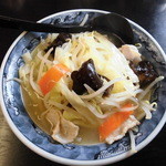 こだわりラーメン一徹 - 絶品タンメン(塩味)￥650-