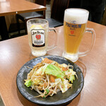 麺場 田所商店 - ハイボールとビールで乾杯