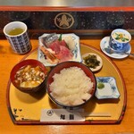 旭鮨  - 刺身定食(¥990) 茶碗蒸しチョイス