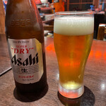 Yuushokuya Raku - キリンやプレモルも、ありました。瓶ビールは550円。