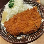 とんかつと、しゃぶしゃぶ。黒豚ふくや - 黒豚の特上ロースカツ