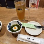 鳥良商店 - お通し。