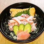 かもめ寿し - カニ丼　　　ランチ