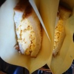 数種類の中の一つ：ふわふわタマゴサンド