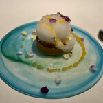 星のや沖縄 ダイニング - マンゴーのトルタ 泡盛の風味を効かせて