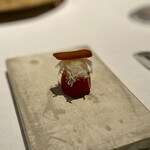 星のや沖縄 ダイニング - パパイヤシリシリとボッタルガ