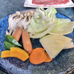 焼肉バル - 2022.10.21  焼肉定食 野菜