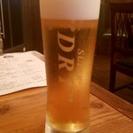 ワイン食堂 八十郎 - 生ビール：290円+税