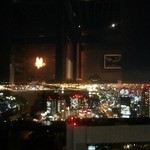 なだ万 汐留47 - 窓側カウンター席からの景観