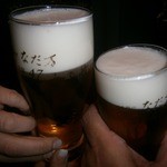 なだ万 汐留47 - 相方と乾杯