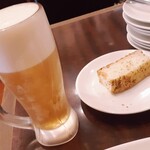 イタリアンバル バンビーノ - ＋350円で生ビールへ変更