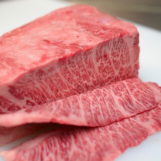 【日本產和牛】 從採購的食材中精挑細選的極品部位!
