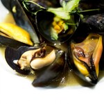 Wine steamed mussels with yuzu pepper
