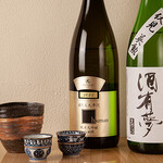 天ぷら 天源 - 季節に応じた日本酒も常時数種類取り揃えております。