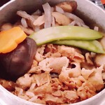 釜寅 - ランチ牛ゴボウ釜飯1050円（税抜）