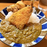 Gyuutan Kare Arata - 牛タンカレー選べる3種トッピング
                        （追い牛タン、アジフライ、とりの唐揚げ2個）
                        990円