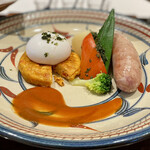 星のや沖縄 ダイニング - フリッタータとポーチドエッグ（シチリア朝食）