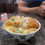 中華料理 末広 - ミニカツ丼(ツマが撮影)