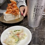 中華料理 末広 - キムチ冷や奴