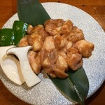 Sumibi Yakiniku Go - MIXホルモン　1880円
                      国産の小腸、シマ腸、マル腸の3種盛り！！
                      たまにレバーがオマケで入ってることも！