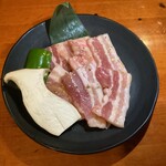 Sumibi Yakiniku Go - 国産豚バラ　480円
                      