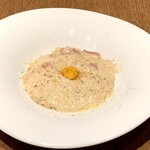 Reprint version! carbonara risotto