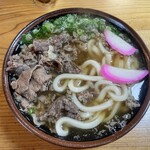 手打ちうどん つるや - 肉うどん４５０円