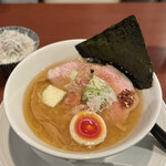 酒肴場 屯 - 【限定】甘海老味噌らぁ麺¥1200