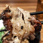 カルビ丼とスン豆腐専門店 韓丼 - カルビ丼・肉ズーム