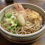 更科 - 温に変更のぶっかけ定食の、お蕎麦