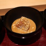 銀座 稲葉 - 鯛のごま醤油かけ