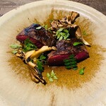 DA FIORE  - 鹿のグリエ　木の芽とバルサミコソース