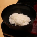 銀座 稲葉 - 白飯