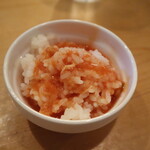 Toripaitanyumen Kageyama - ライスにトマトスープをかけてリゾットに♪