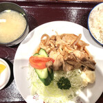 Shokudou Sukerokuya - 豚の生姜炒り定食（110西武園通貨）