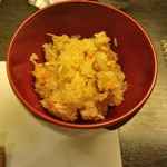 旬菜 おぐら家 - 桜えびの風味とおこげの食感が良い美味しい炊き込みご飯でした。