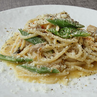 boB the garden Ginza - 豚肉のラグー、モロッコインゲンのキタッラ